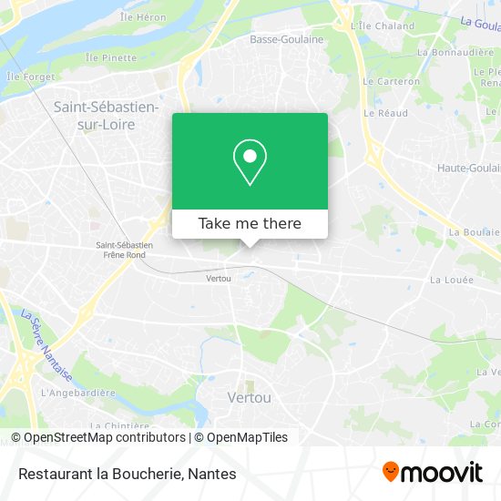 Restaurant la Boucherie map