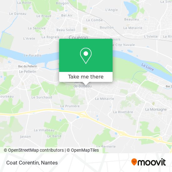Coat Corentin map