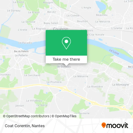 Coat Corentin map