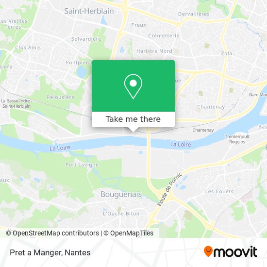 Pret a Manger map