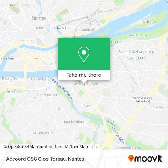 Mapa Accoord CSC Clos Toreau