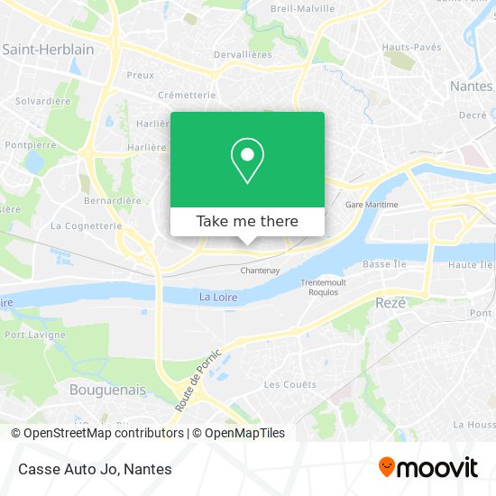 Casse Auto Jo map
