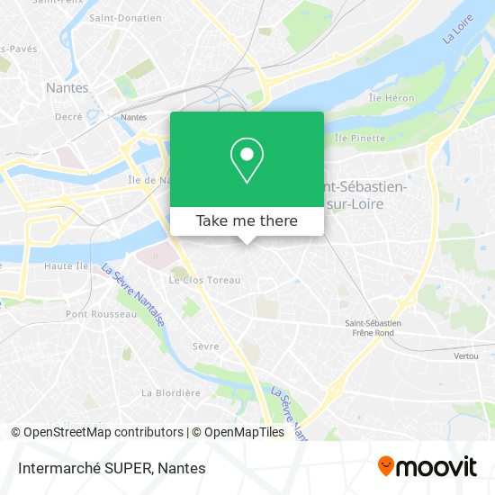 Intermarché SUPER map