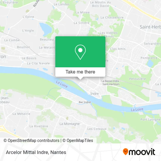 Mapa Arcelor Mittal Indre