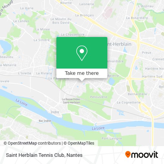 Saint Herblain Tennis Club map