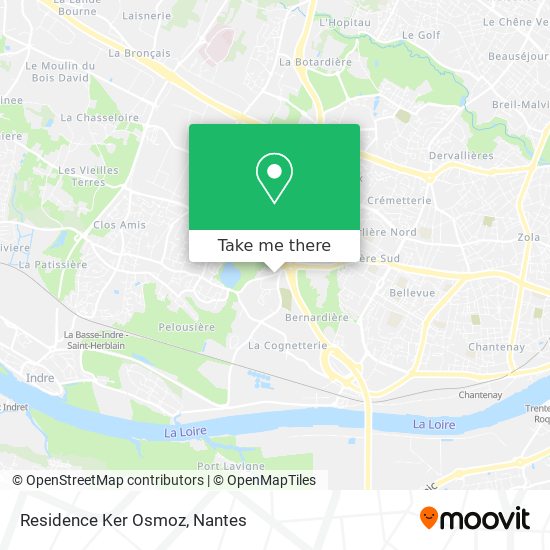 Residence Ker Osmoz map