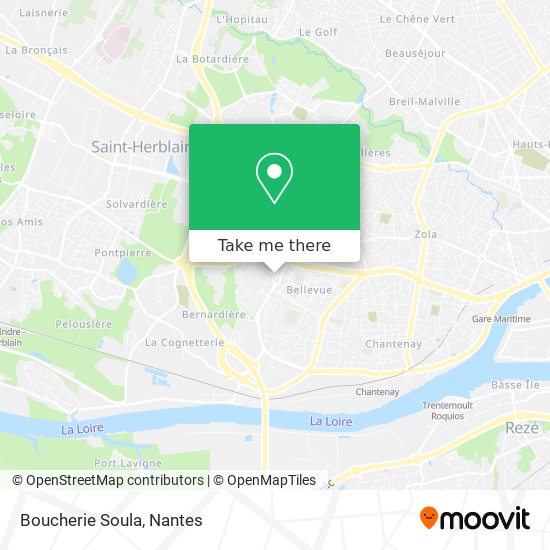Boucherie Soula map