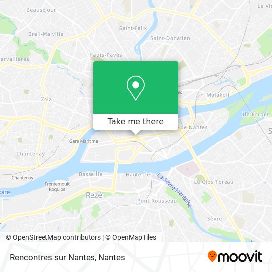 Mapa Rencontres sur Nantes