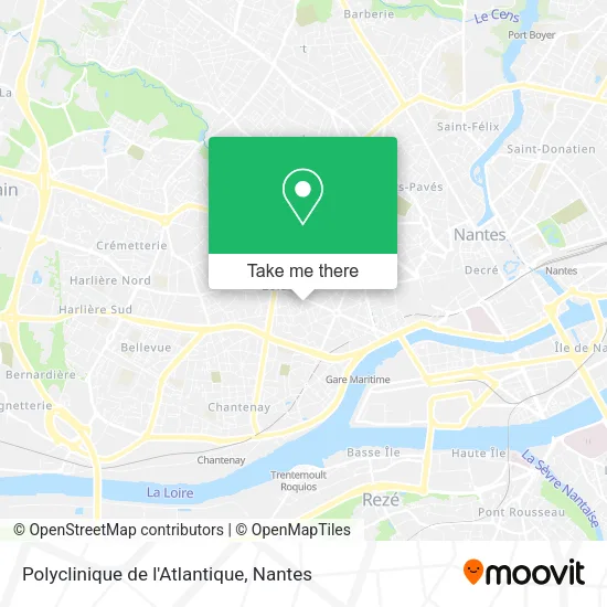 Mapa Polyclinique de l'Atlantique