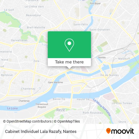 Cabinet Individuel Lala Razafy map