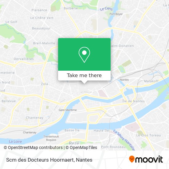 Scm des Docteurs Hoornaert map