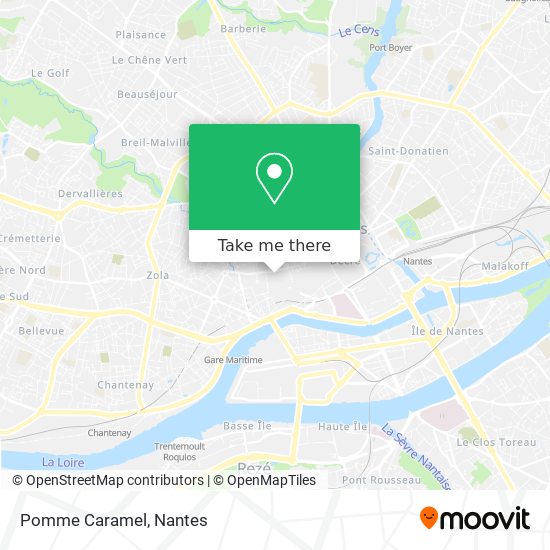 Pomme Caramel map