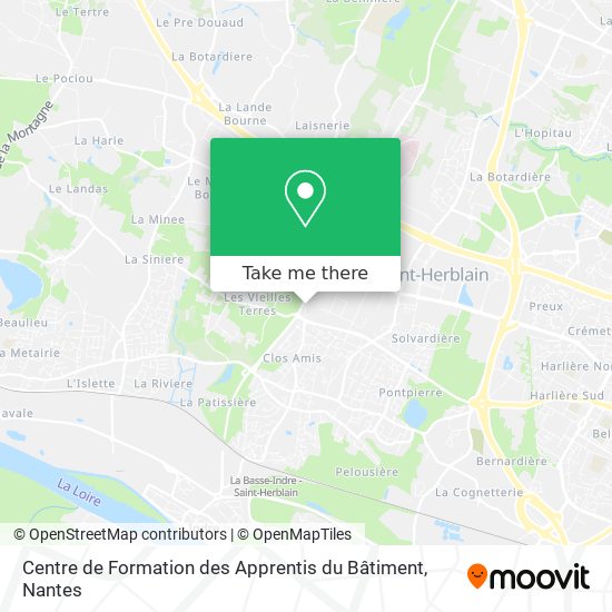 Centre de Formation des Apprentis du Bâtiment map