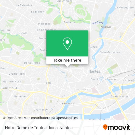 Notre Dame de Toutes Joies map