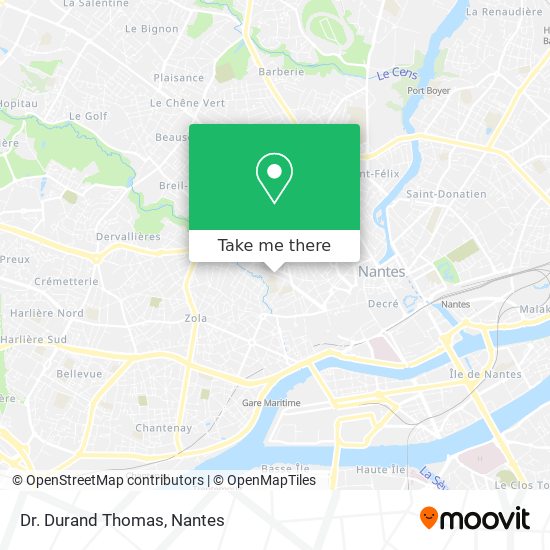 Dr. Durand Thomas map