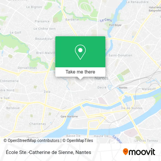École Ste.-Catherine de Sienne map
