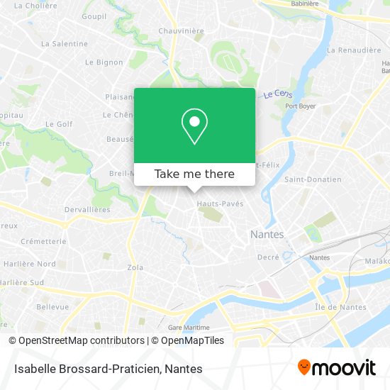 Isabelle Brossard-Praticien map