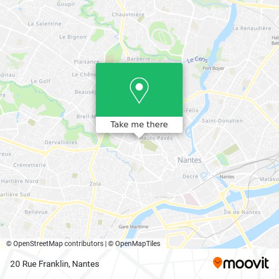 20 Rue Franklin map