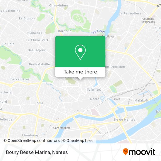 Boury Besse Marina map