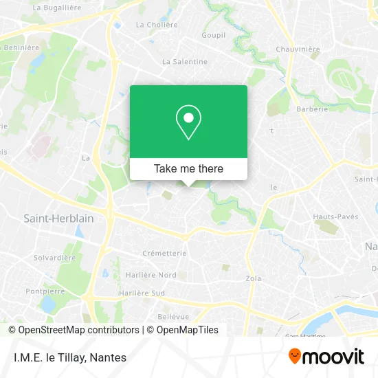 I.M.E. le Tillay map