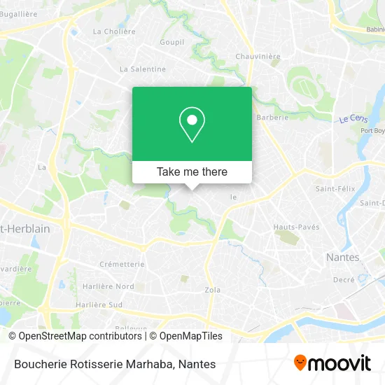Mapa Boucherie Rotisserie Marhaba