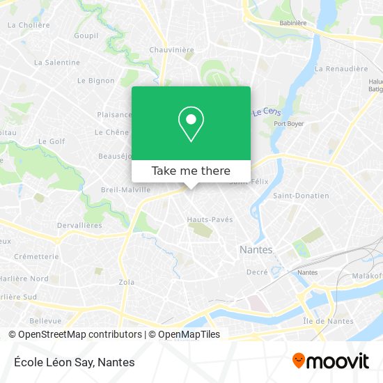 École Léon Say map