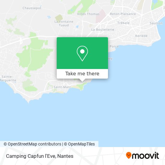 Camping Capfun l'Eve map