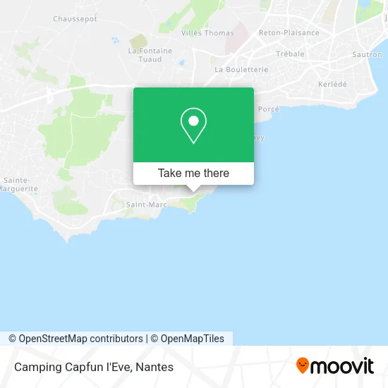 Camping Capfun l'Eve map