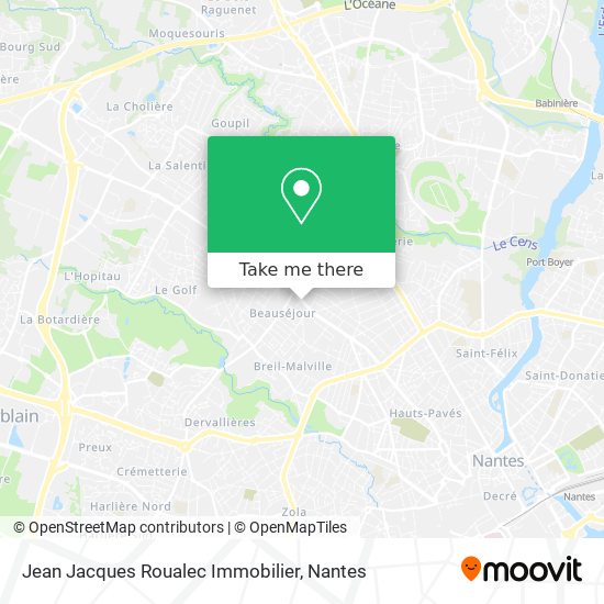 Jean Jacques Roualec Immobilier map