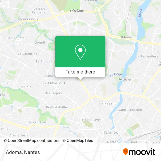 Mapa Adoma