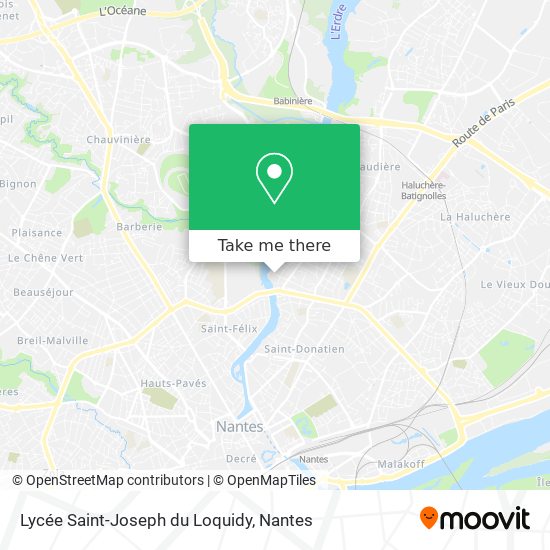 Lycée Saint-Joseph du Loquidy map