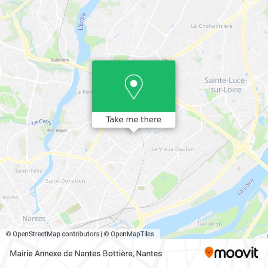 Mairie Annexe de Nantes Bottière map