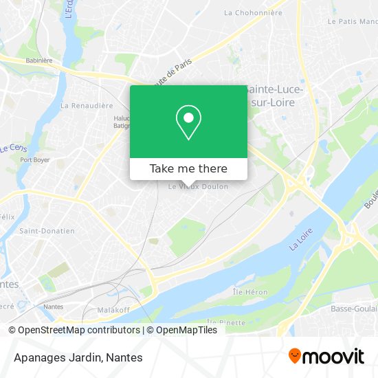 Apanages Jardin map