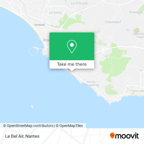 Le Bel Air map