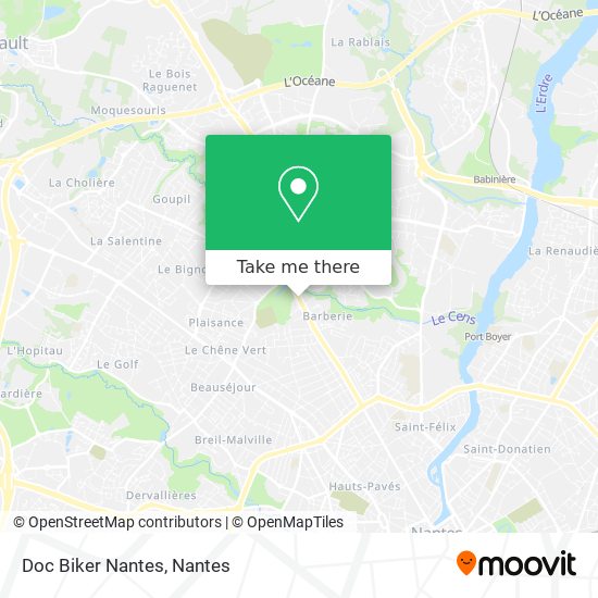 Doc Biker Nantes map
