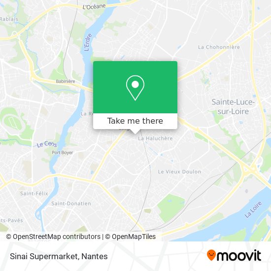 Sinai Supermarket map