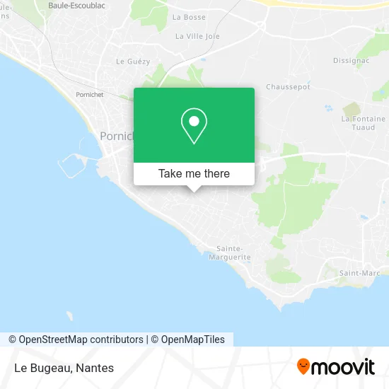 Mapa Le Bugeau
