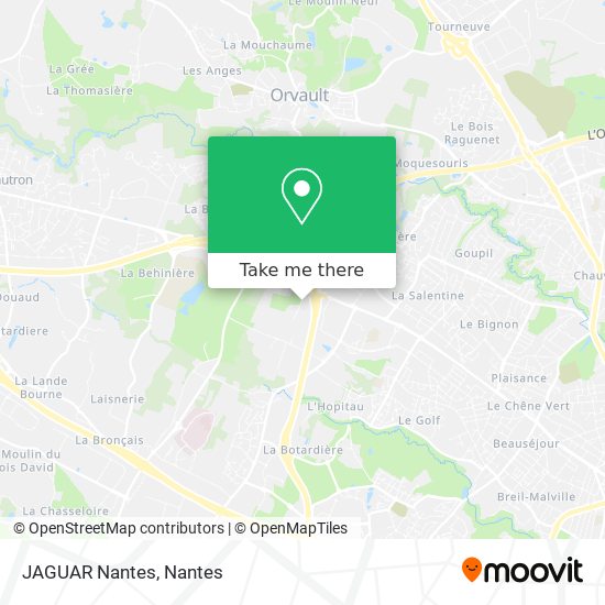 JAGUAR Nantes map