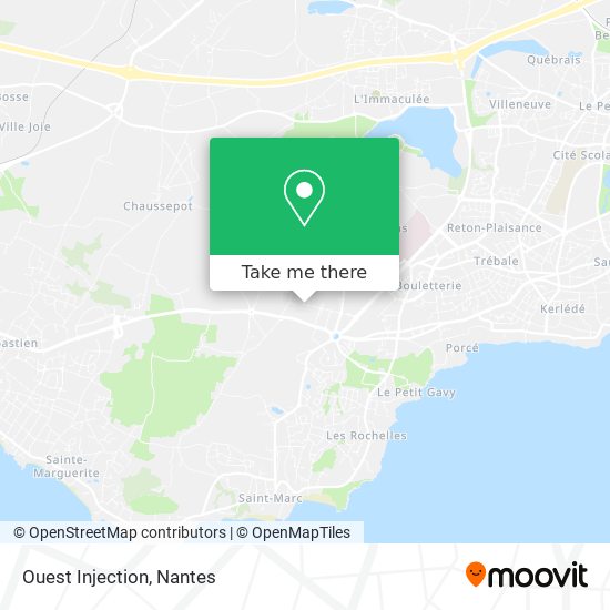 Ouest Injection map