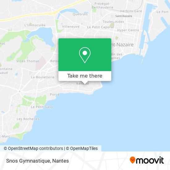 Snos Gymnastique map