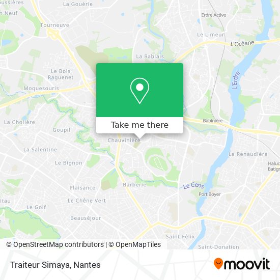 Traiteur Simaya map