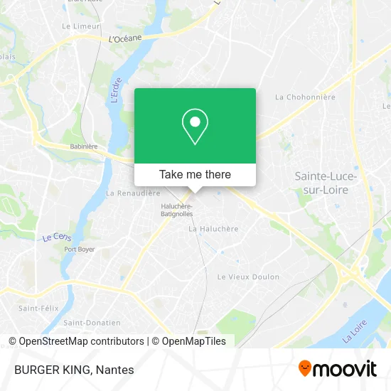 Mapa BURGER KING