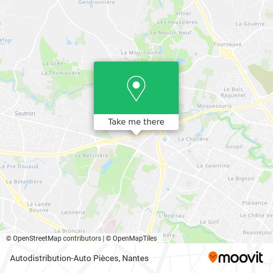 Autodistribution-Auto Pièces map