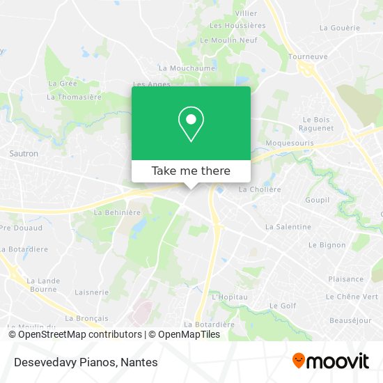 Desevedavy Pianos map