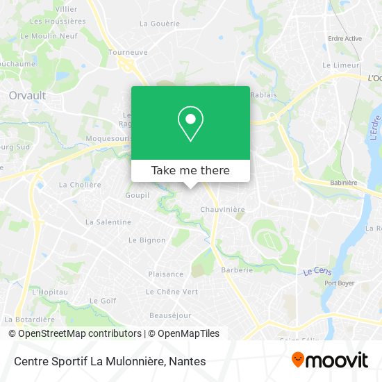 Centre Sportif La Mulonnière map