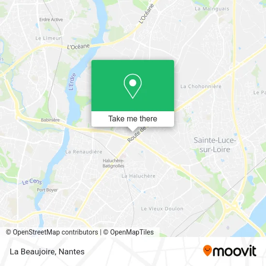 Mapa La Beaujoire