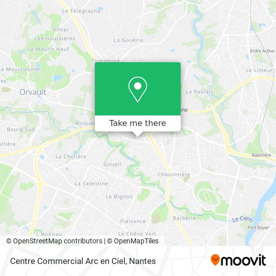 Centre Commercial Arc en Ciel map