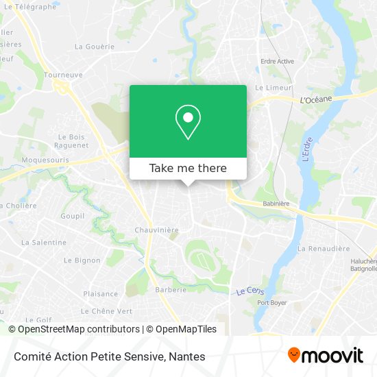 Comité Action Petite Sensive map