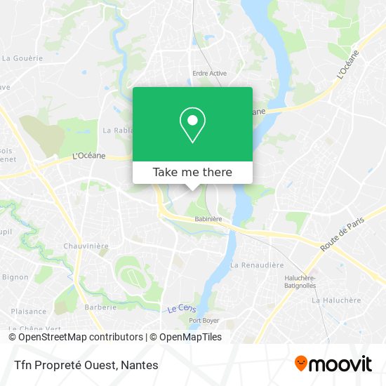 Tfn Propreté Ouest map