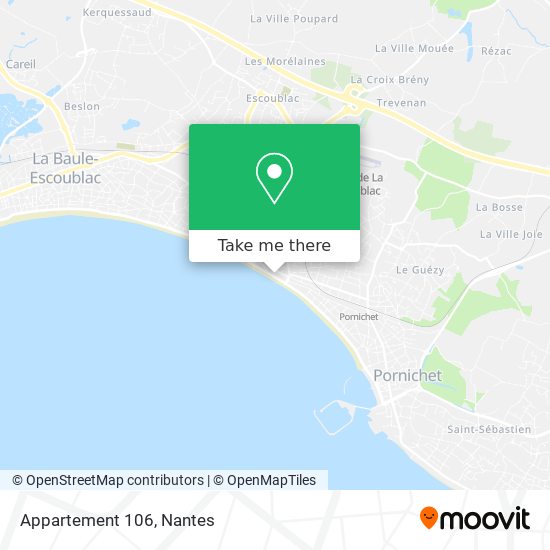 Appartement 106 map